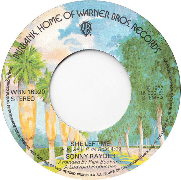 Sonny Reeder : Do Believe (7",Single,Stereo)