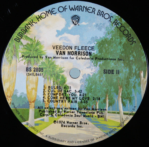 Van Morrison : Veedon Fleece (LP,Album,Stereo)