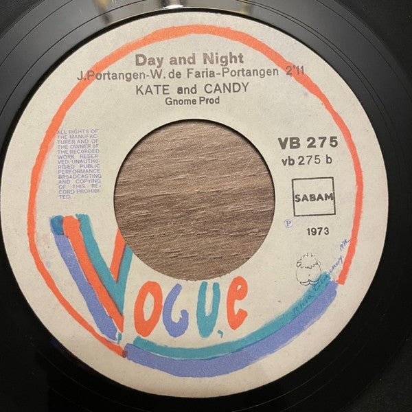 Kate & Candy : Oh Baby Oh (7")