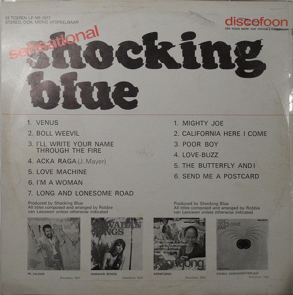 Shocking Blue : Sensational (LP,Compilation)