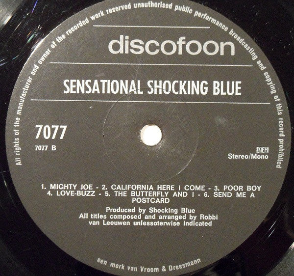 Shocking Blue : Sensational (LP,Compilation)