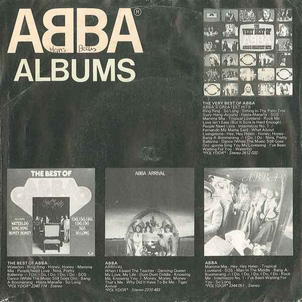 ABBA : Knowing Me, Knowing You (7",45 RPM,Single)