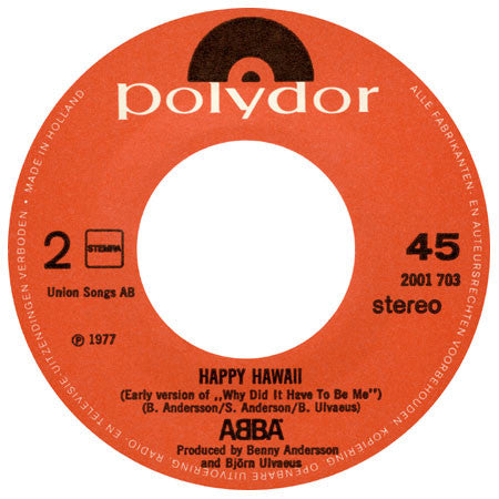 ABBA : Knowing Me, Knowing You (7",45 RPM,Single)