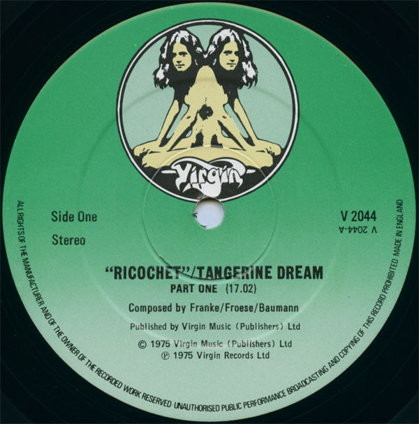 Tangerine Dream : Ricochet (LP, Album)