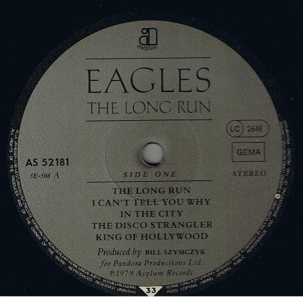Eagles : The Long Run (LP,Album)