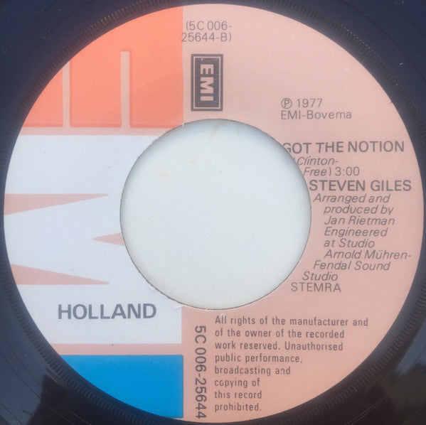 Steven Giles : Never Again (7",45 RPM,Single)