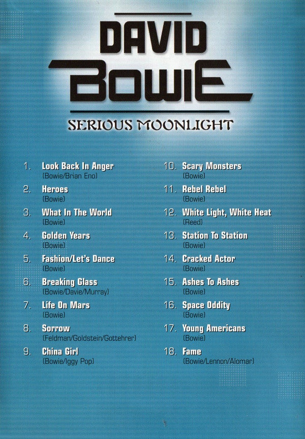 David Bowie : Serious Moonlight (DVD-Video,PAL,Stereo)
