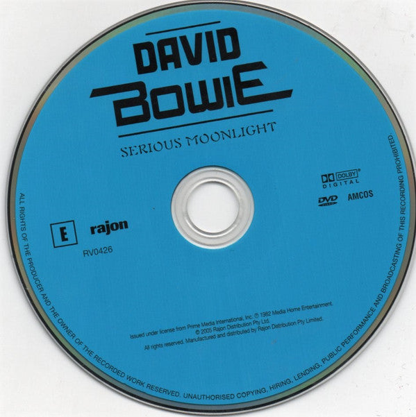 David Bowie : Serious Moonlight (DVD-Video,PAL,Stereo)