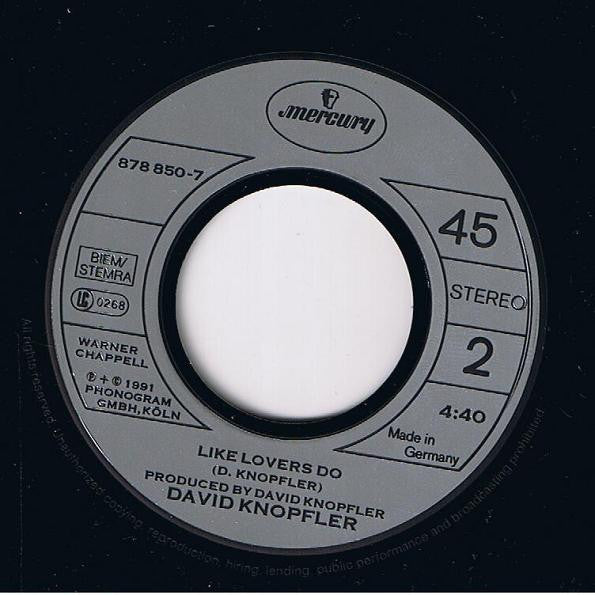 David Knopfler : Lonely Is The Night (7",45 RPM,Single,Stereo)