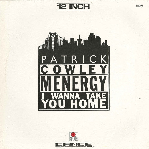 Patrick Cowley : Menergy (12",45 RPM,Stereo)