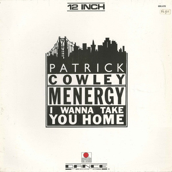 Patrick Cowley : Menergy (12",45 RPM,Stereo)