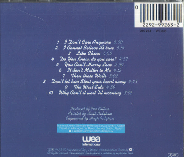 Phil Collins : Hello, I Must Be Going! (Album,Reissue)