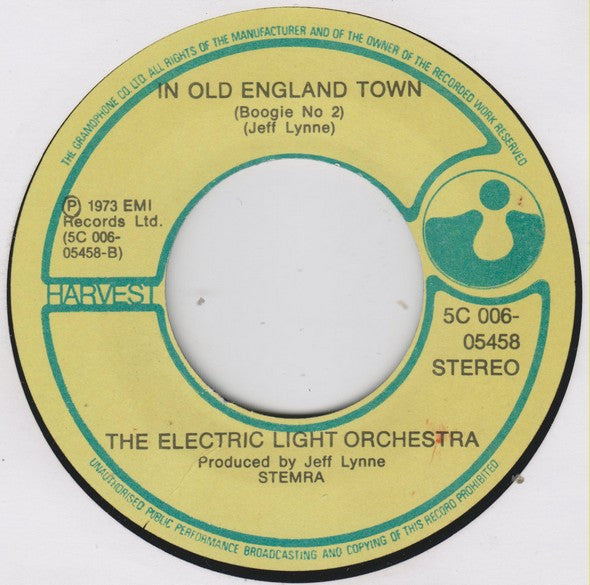 Electric Light Orchestra : Showdown / In Old England Town (Boogie No2) (7",45 RPM,Single)
