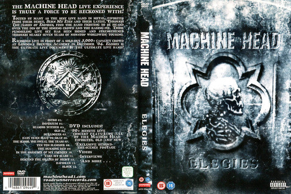 Machine Head (3) : Elegies (DVD-Video)