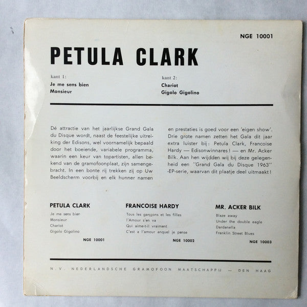 Petula Clark : Grand Gala Du Disque 1963  (7",45 RPM,EP)