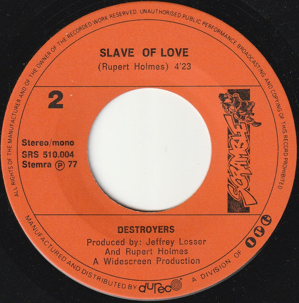 Destroyers (2) : Electric Love (7",45 RPM,Single,Stereo)