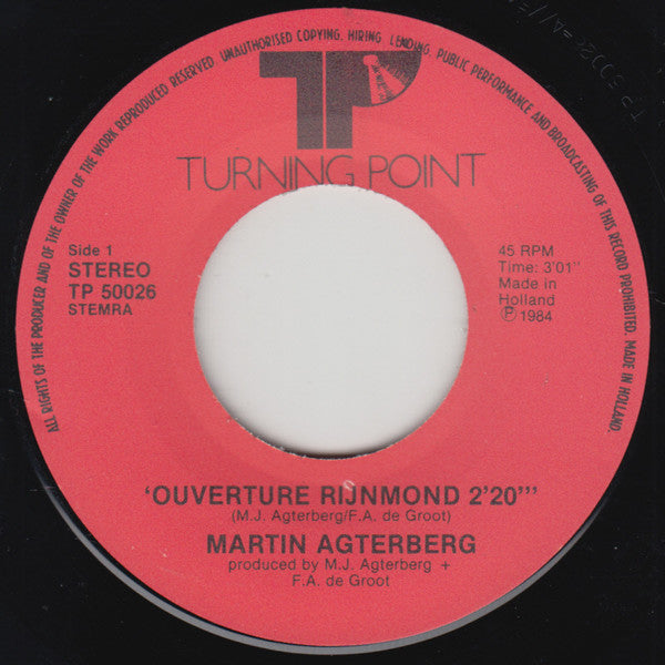 Martin Agterberg : Overture Rijnmond (7")