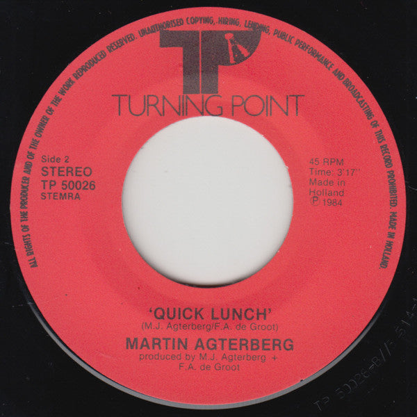 Martin Agterberg : Overture Rijnmond (7")