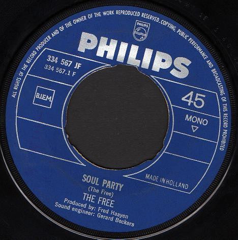 Free (2), The : Soul Party / Down To The Bone (7",Single,Mono)