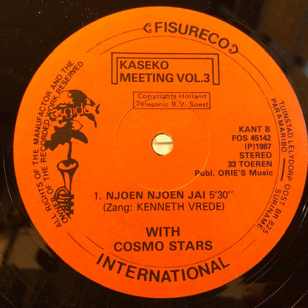 Moksie Morion Meets Cosmo Stars : Kaseko Meeting Vol. 3 (12",33 ⅓ RPM)