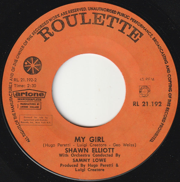 Shawn Elliott : Shame And Scandal In The Family (7",45 RPM,Single)