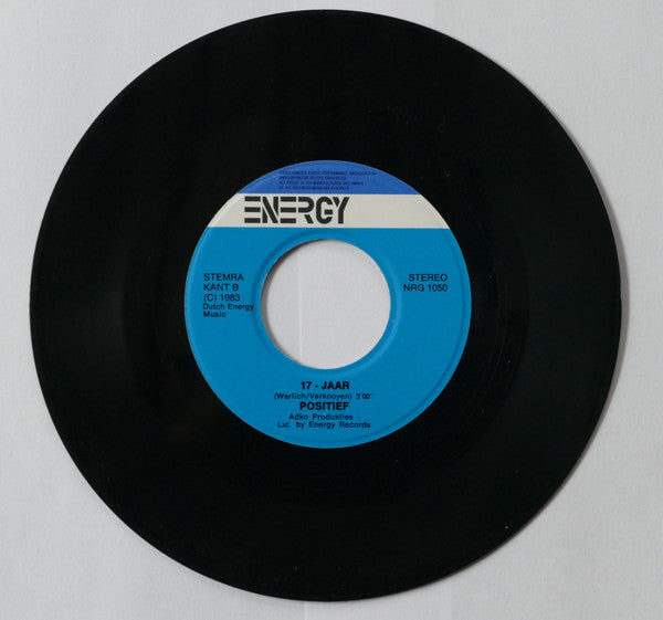 Positief : Te Laat / 17 Jaar (7",45 RPM,Stereo)