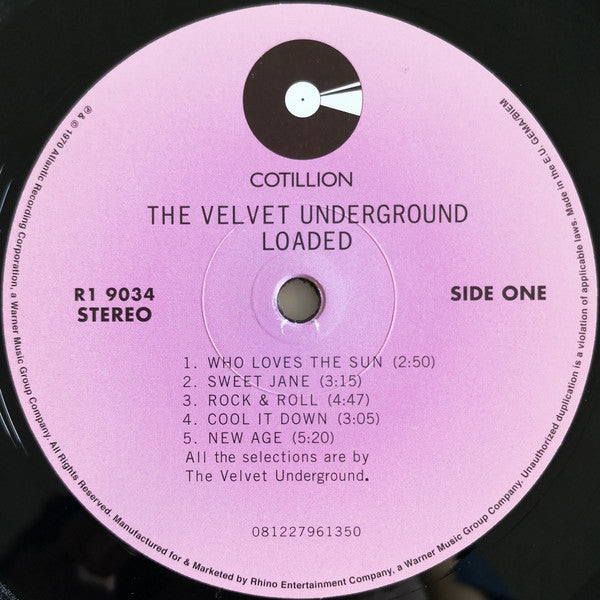 Velvet Underground, The : Loaded (LP,Album,Reissue,Stereo)