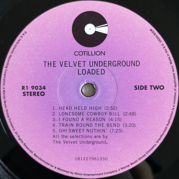 Velvet Underground, The : Loaded (LP,Album,Reissue,Stereo)
