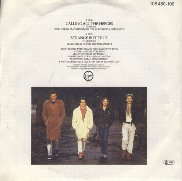 It Bites : Calling All The Heroes (7",Single,45 RPM)