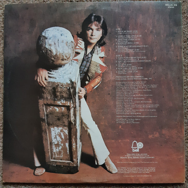 David Cassidy : Rock Me Baby (LP,Album)