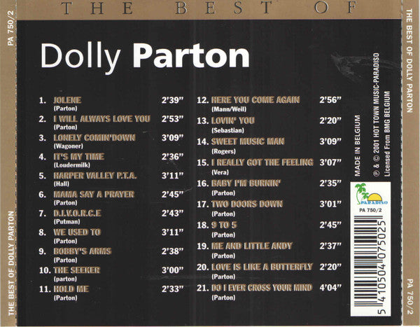 Dolly Parton : The Best Of Dolly Parton  (Compilation,Reissue)