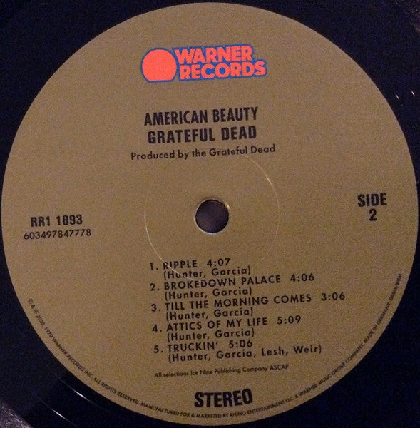 Grateful Dead, The : American Beauty (LP,Album,Reissue,Stereo)