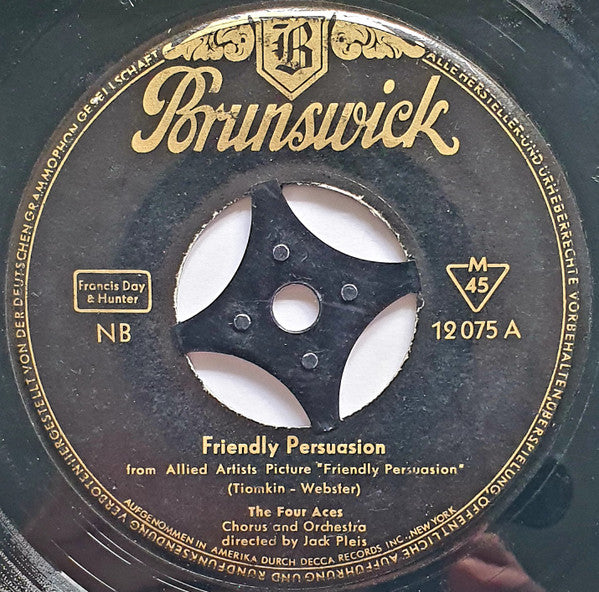Four Aces, The : Friendly Persuasion (7")