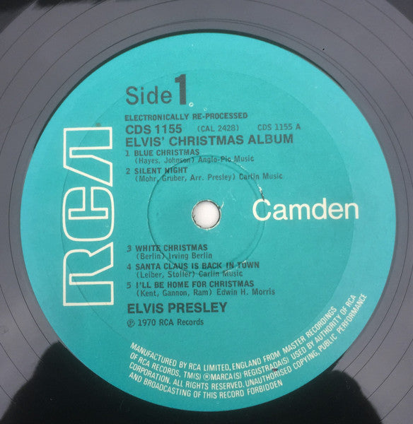 Elvis Presley : Elvis' Christmas Album (LP,Album,Stereo)