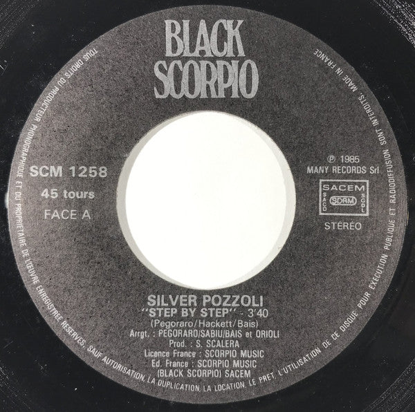 Silvio Pozzoli : Step By Step (7",45 RPM,Stereo)