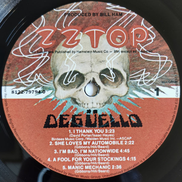 ZZ Top : Degüello (LP,Album,Reissue,Remastered)