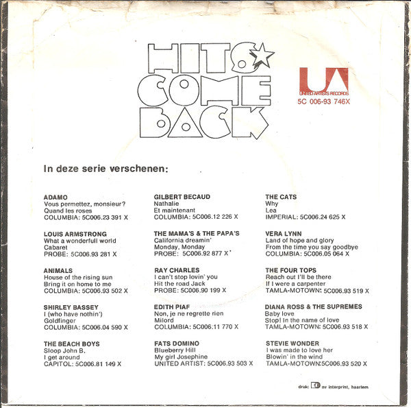 Ventures, The : Walk, Don't Run / Wipe-Out (7",45 RPM,Single,Reissue)