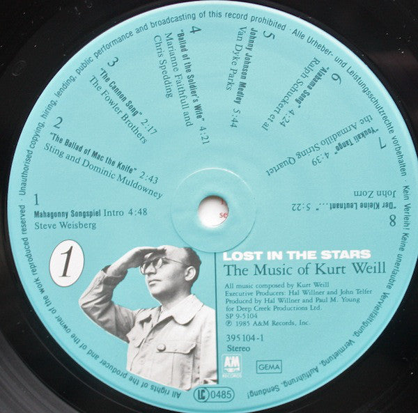 Various : Lost In The Stars - The Music Of Kurt Weill (LP,Album,Stereo)