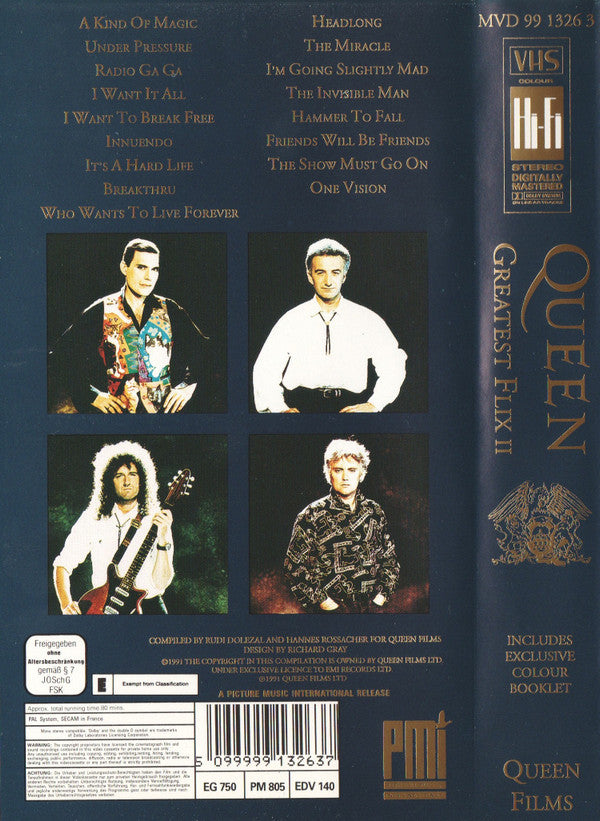 Queen : Greatest Flix II (Compilation,PAL,SECAM)