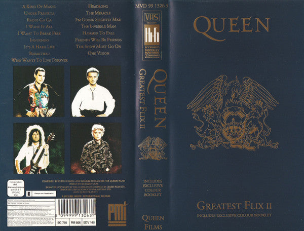 Queen : Greatest Flix II (Compilation,PAL,SECAM)