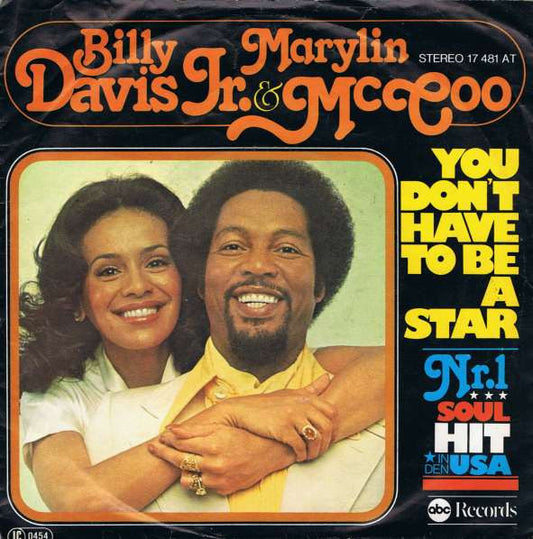 Marilyn McCoo & Billy Davis Jr. : You Don't Have To Be A Star (7",Single,45 RPM)