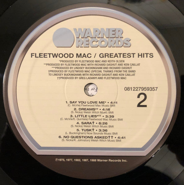 Fleetwood Mac : Greatest Hits (LP,Compilation,Reissue)