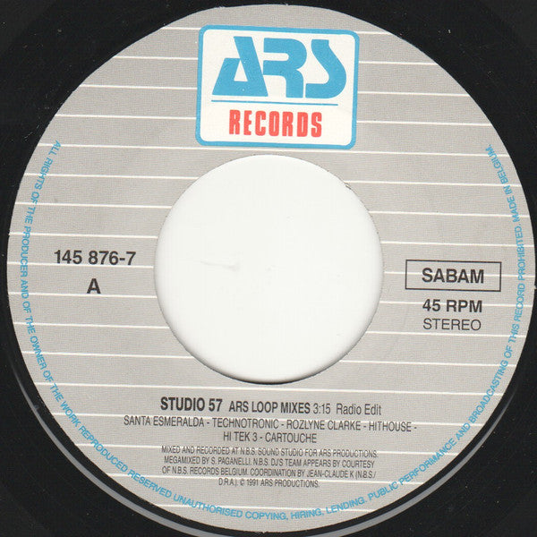 Various : Non-Stop Loop Mix (7",45 RPM,Single,Stereo)
