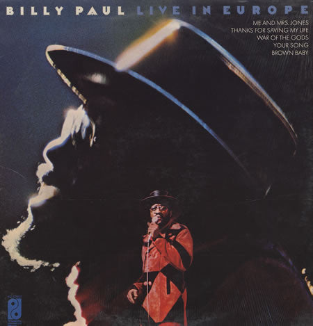 Billy Paul : Live In Europe (LP,Album)