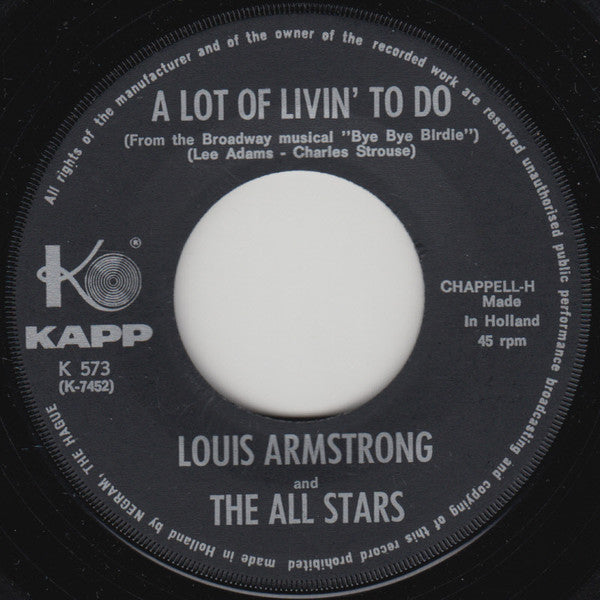Louis Armstrong : Hello, Dolly! (7",45 RPM,Single)