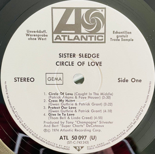 Sister Sledge : Circle Of Love (LP,Album,Promo)