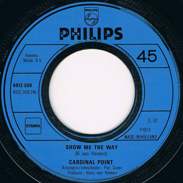 Cardinal Point : Keep On Dancing / Show Me The Way (7",45 RPM,Single)