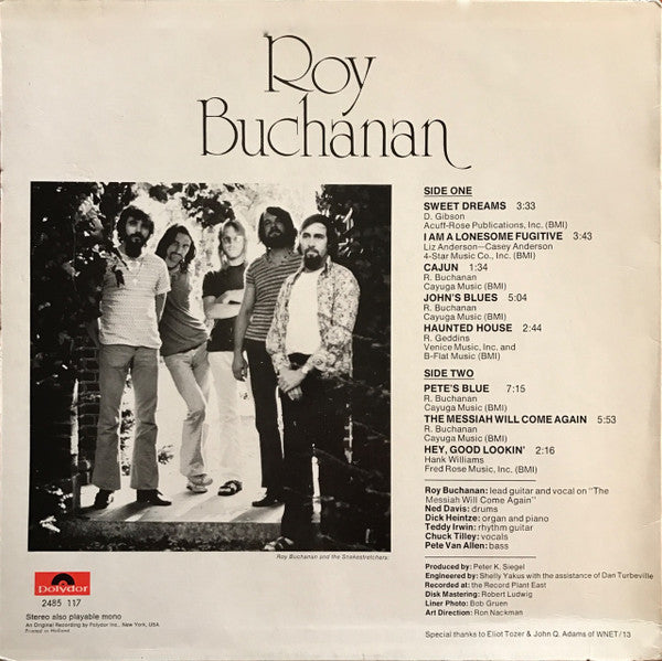 Roy Buchanan : Roy Buchanan (LP,Album,Reissue)