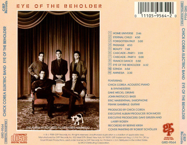 Chick Corea Elektric Band, The : Eye Of The Beholder (Album)