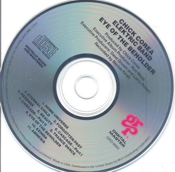 Chick Corea Elektric Band, The : Eye Of The Beholder (Album)